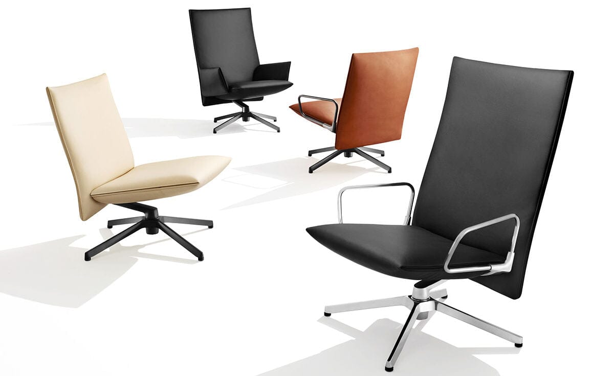 Pilot High Back Lounge Chair With Loop Arms lounge chair Knoll