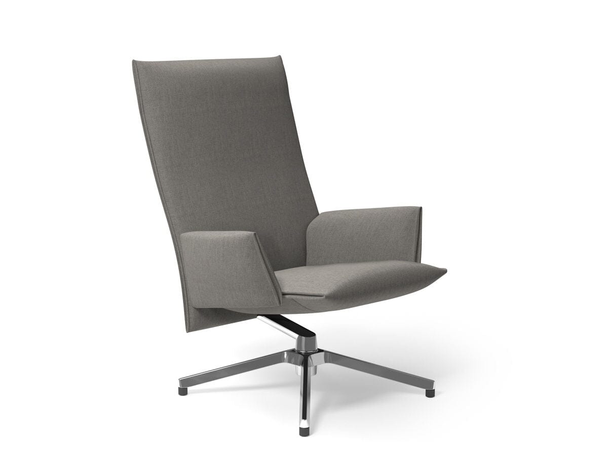 Pilot High Back Lounge Chair With Upholstered Arms lounge chair Knoll