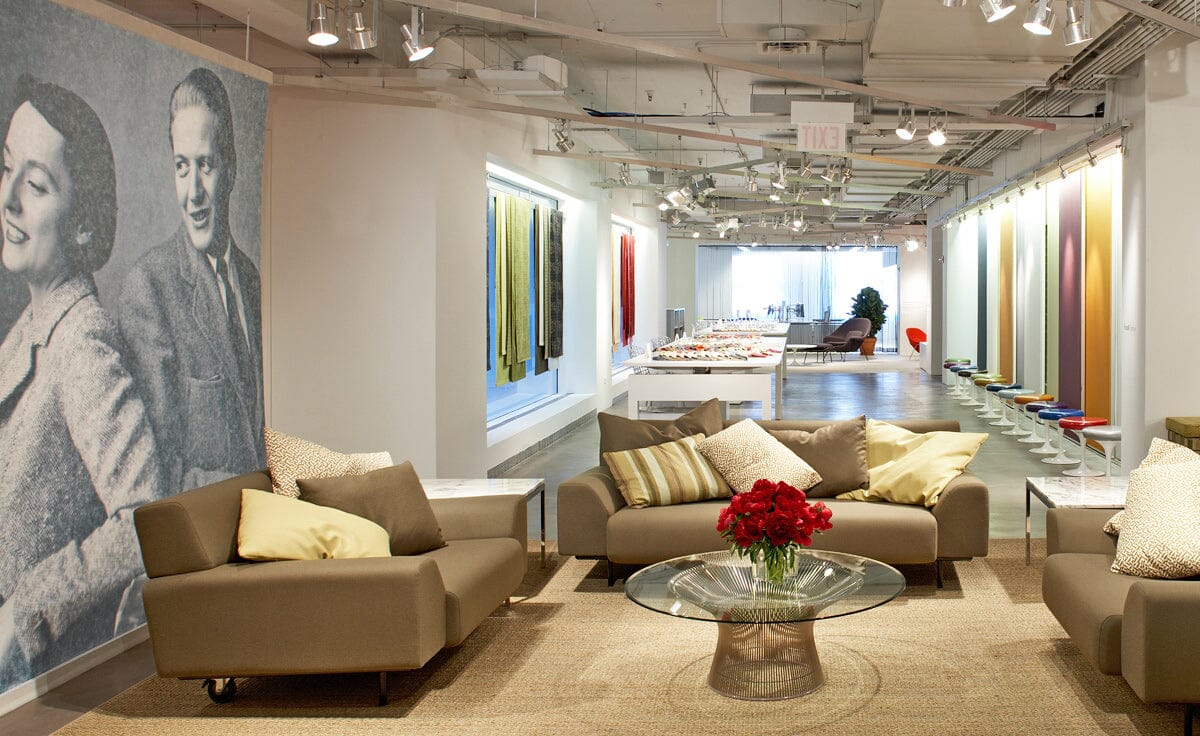 Platner Nickel 42" Coffee Table Coffee Tables Knoll