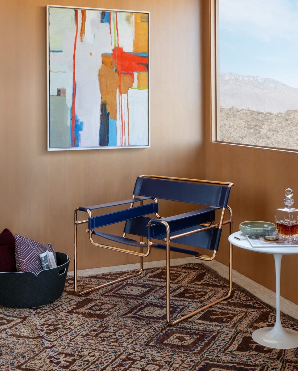 Wassily Chair - Gold lounge chair Knoll