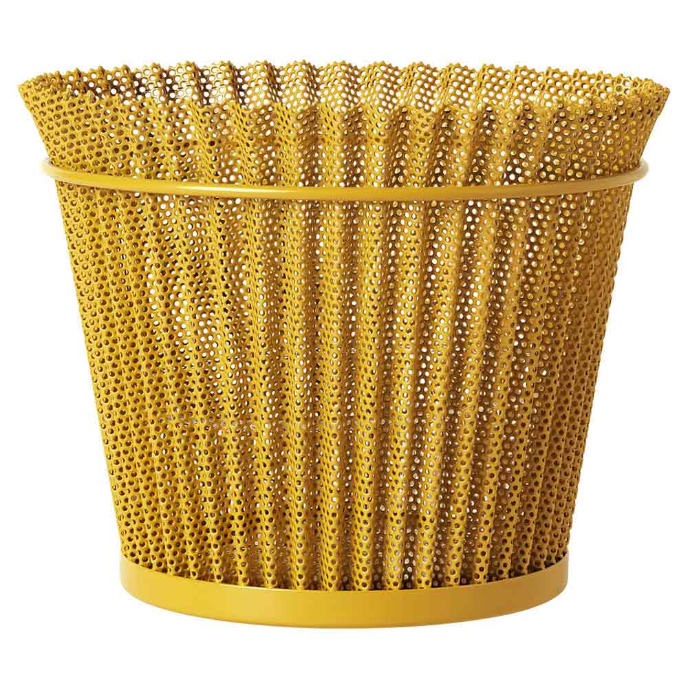 Mategot Flower Pot bowls Gubi 8.3" Dia x 6.7" H Mustard Gold