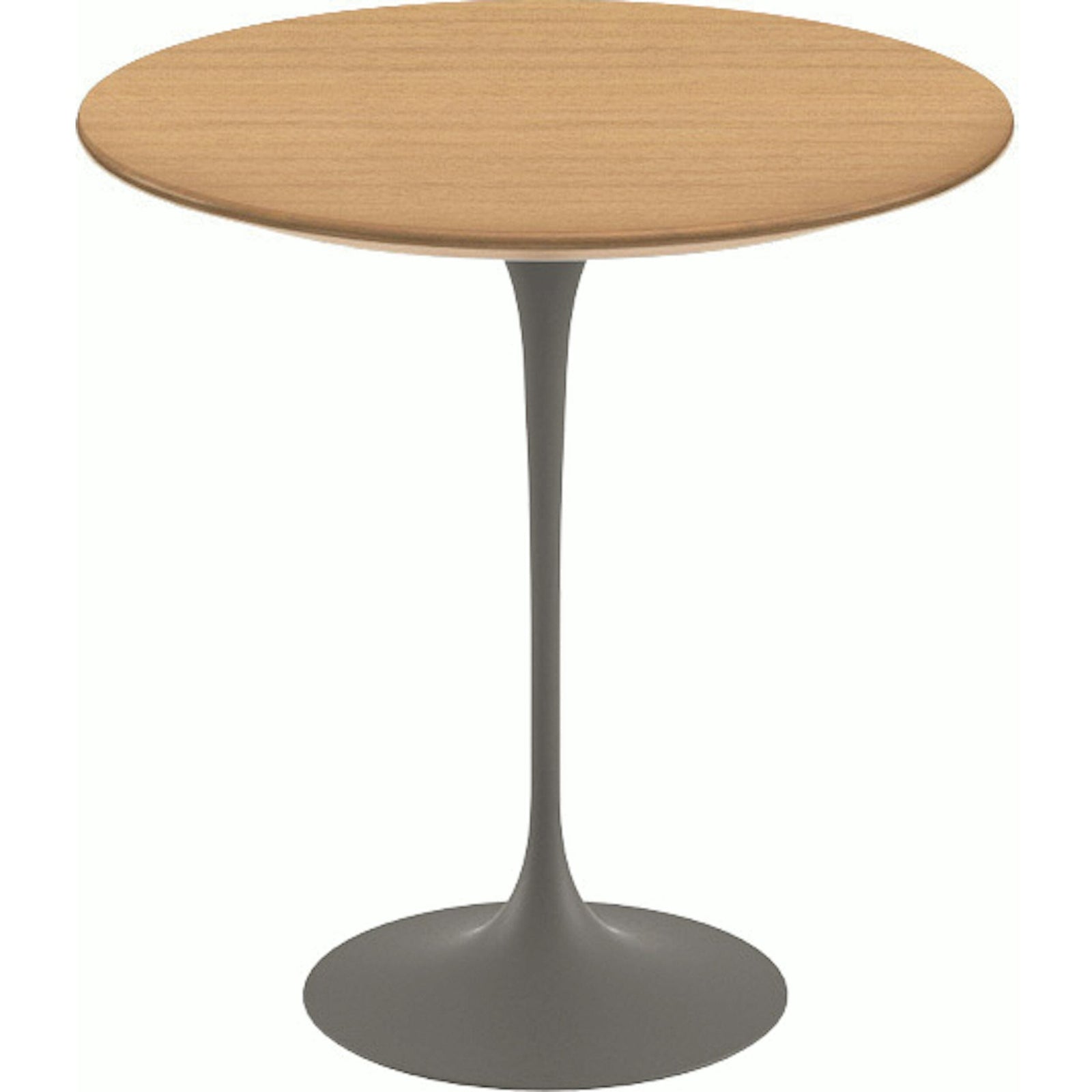 Saarinen Side Table - 20” Round side/end table Knoll Grey Light Oak