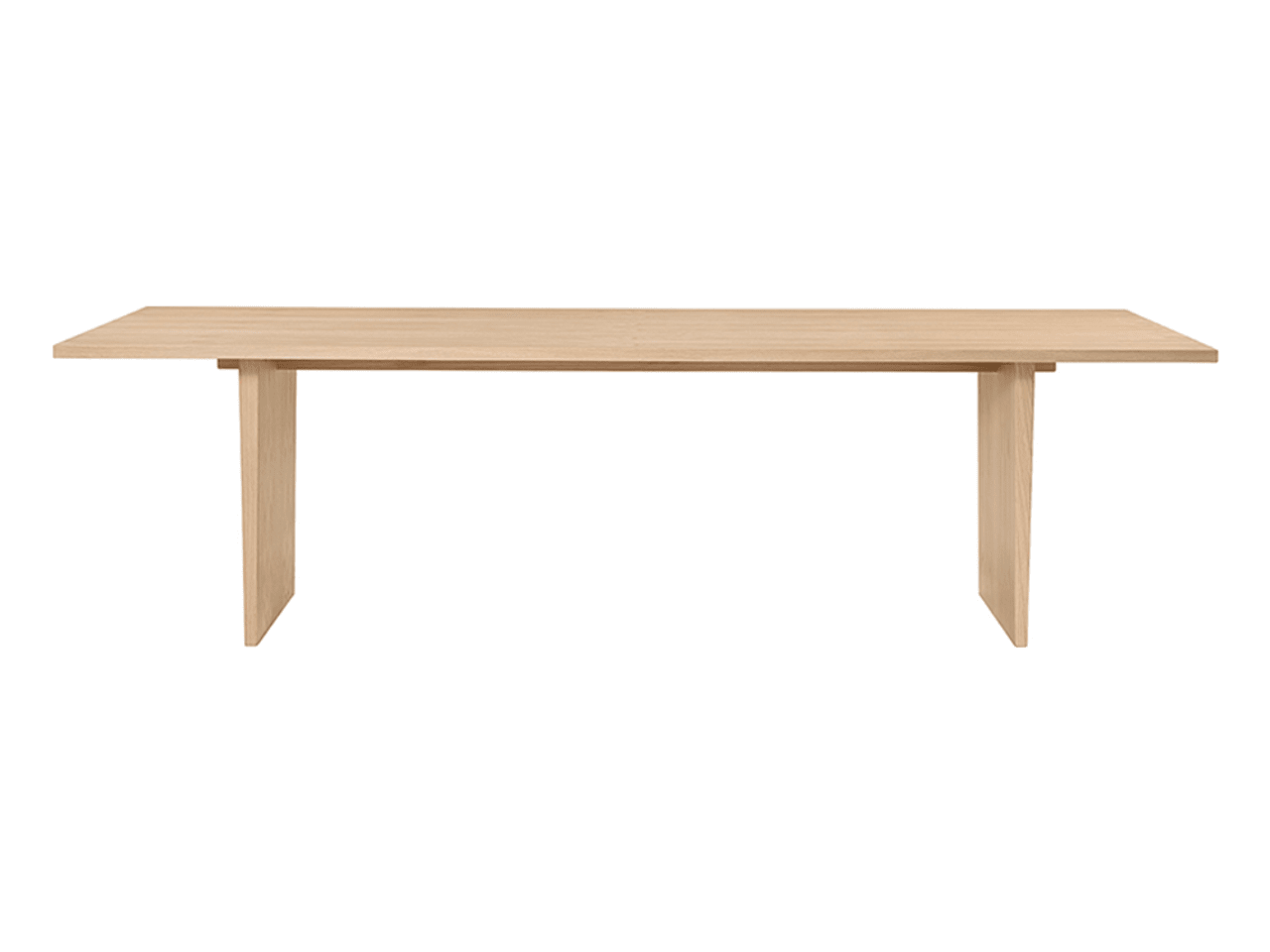 Private Dining Table Dining Tables Gubi Large Light Stained Oak Veneer