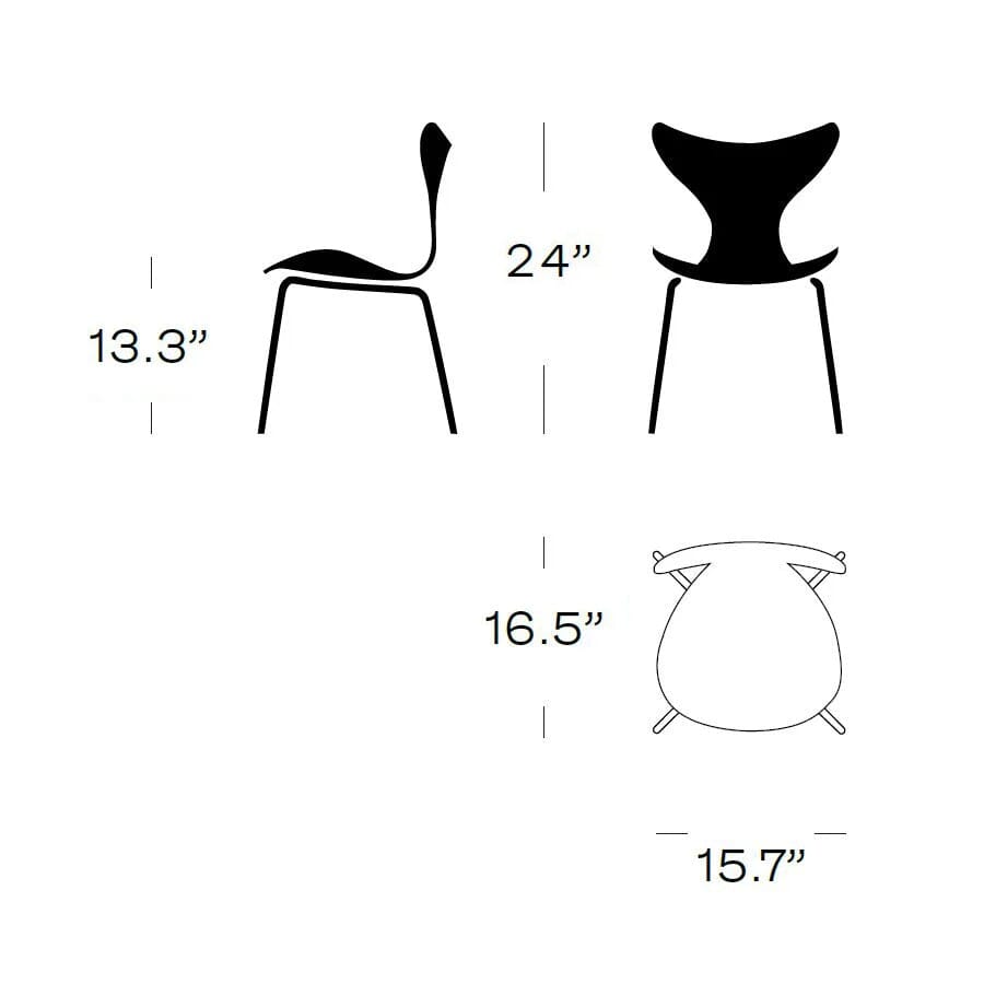 Lily Children's Chair Stacking Chairs Fritz Hansen