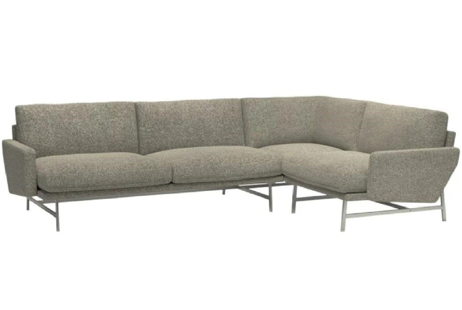 Lissoni 4-Seater Sofa with Corner Sofa Fritz Hansen