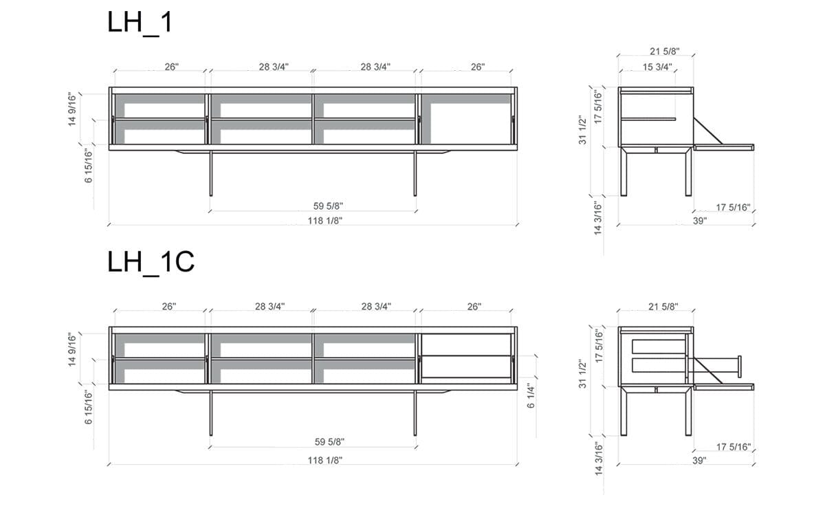 Lochness Large Cabinet Cabinet Cappellini
