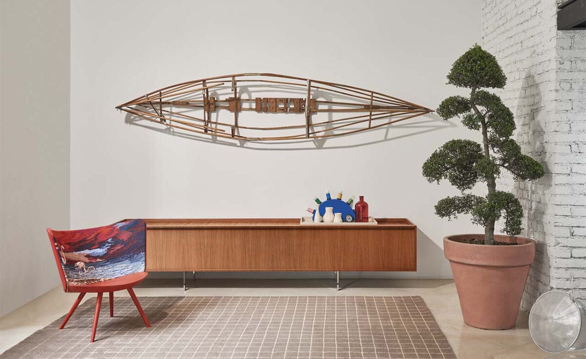 Lochness Small Cabinet Cabinet Cappellini Polished chrome base finish (407)