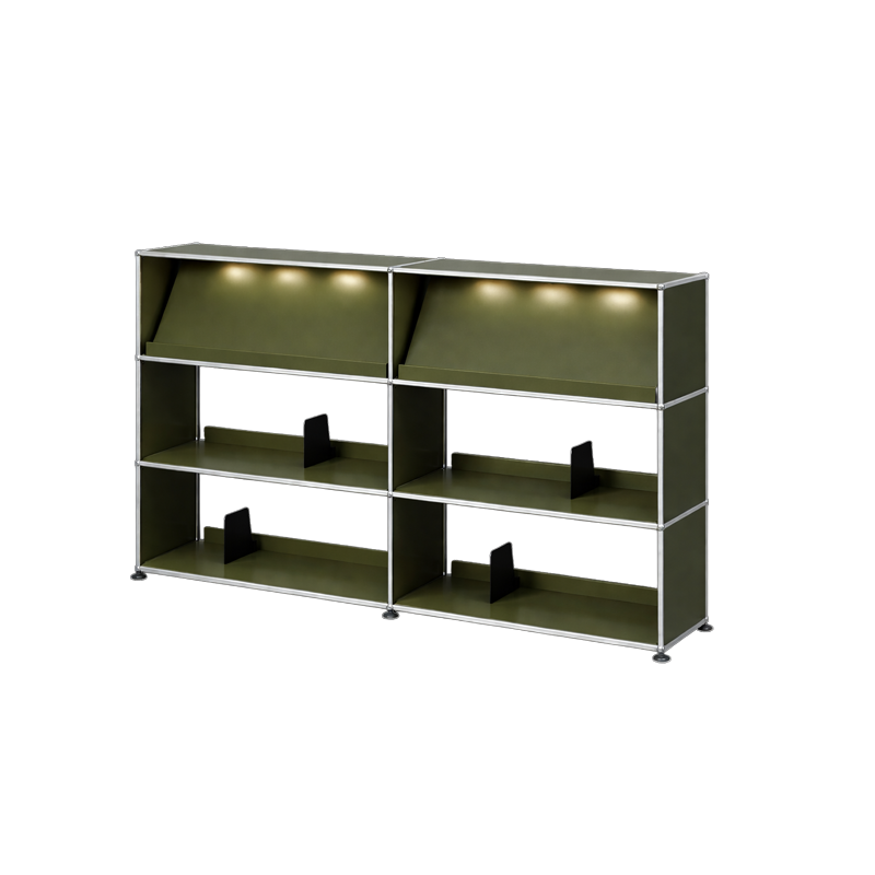 USM Vinyl Display Cabinet 3x2