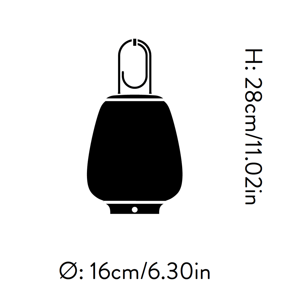 Lucca Portable Lamp SC51 Table Lamps &Tradition