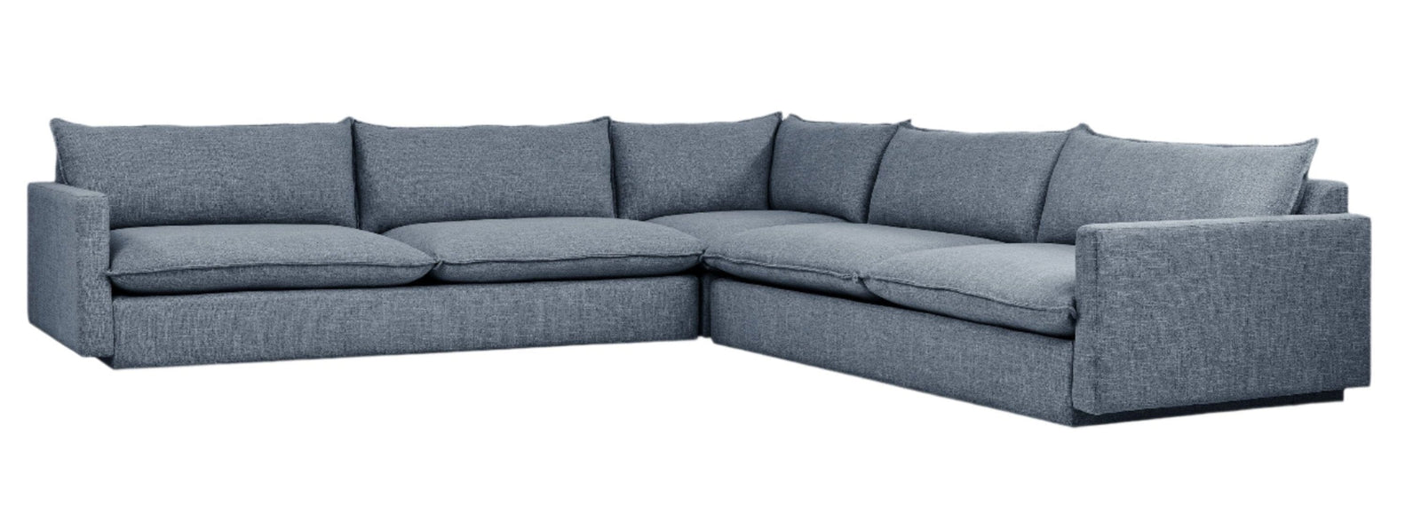 Sola Bi-Sectional Sofa Gus Modern Maberly Storm