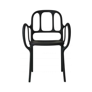 Magis Mila Stacking Chair 2-Pack Chairs Magis Black 