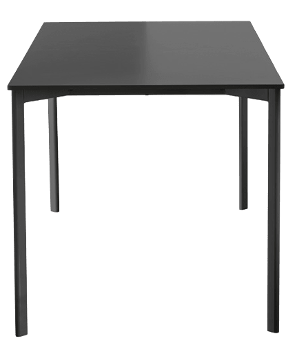 Striped Tavolo Table Dining Tables Magis square black top with black base