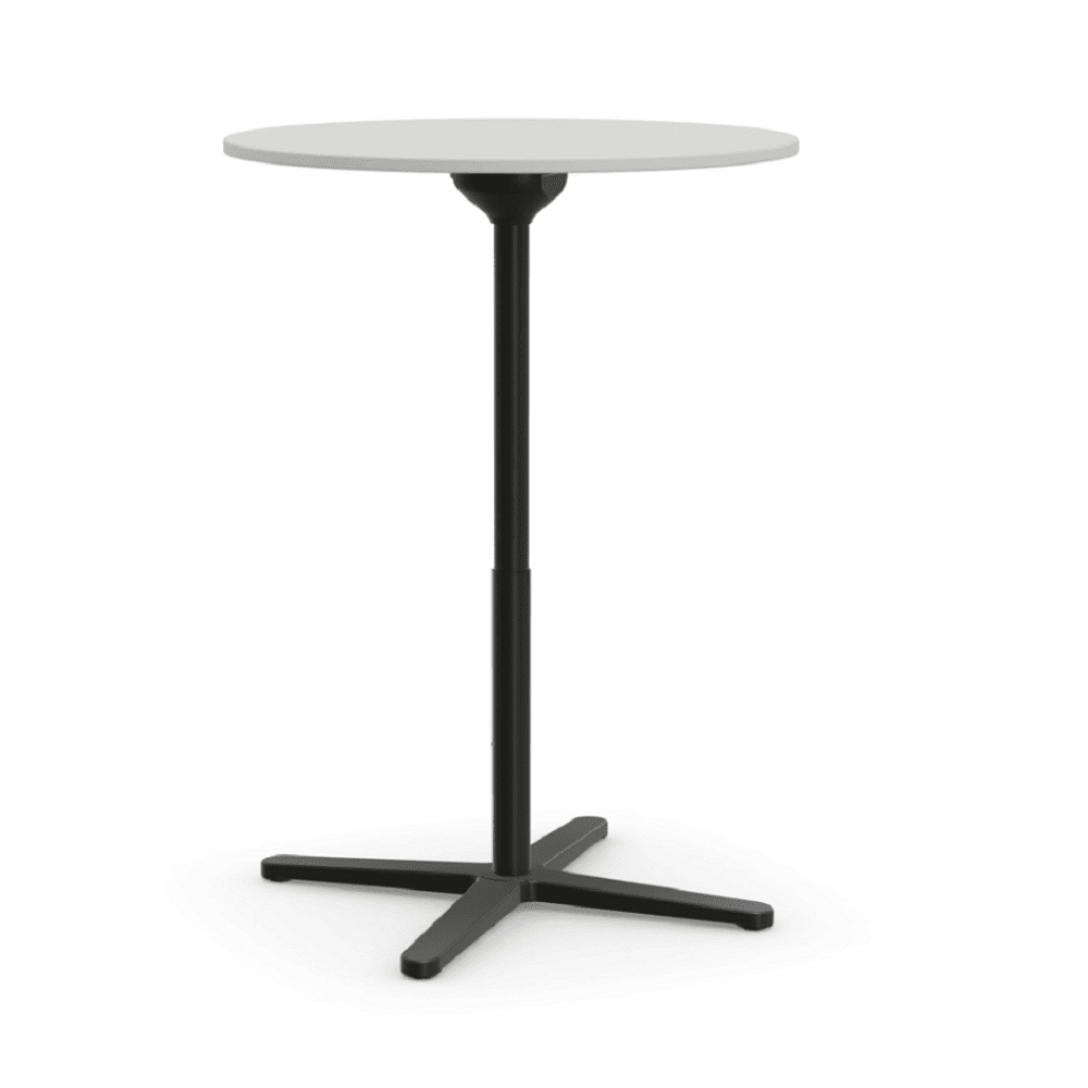 Super Fold High Table Tables Vitra Round Melamine White