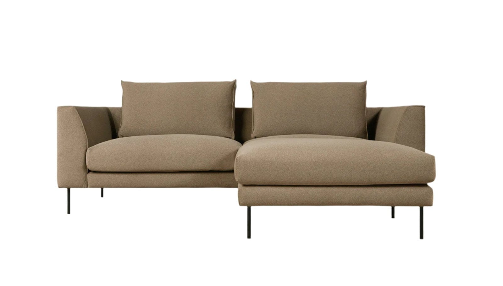 Renfrew Loft Bi-Sectional Sofa Gus Modern Merino Mocha