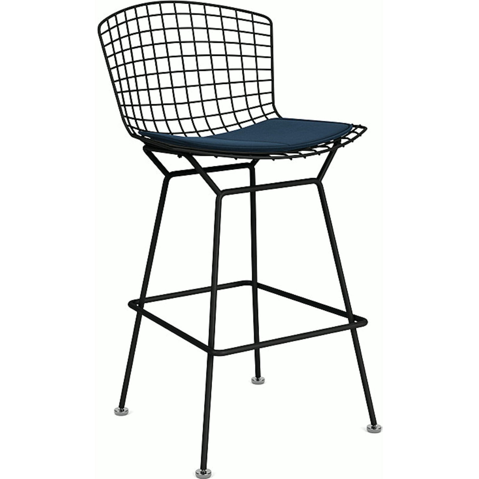 Bertoia Stool with Seat Pad bar seating Knoll