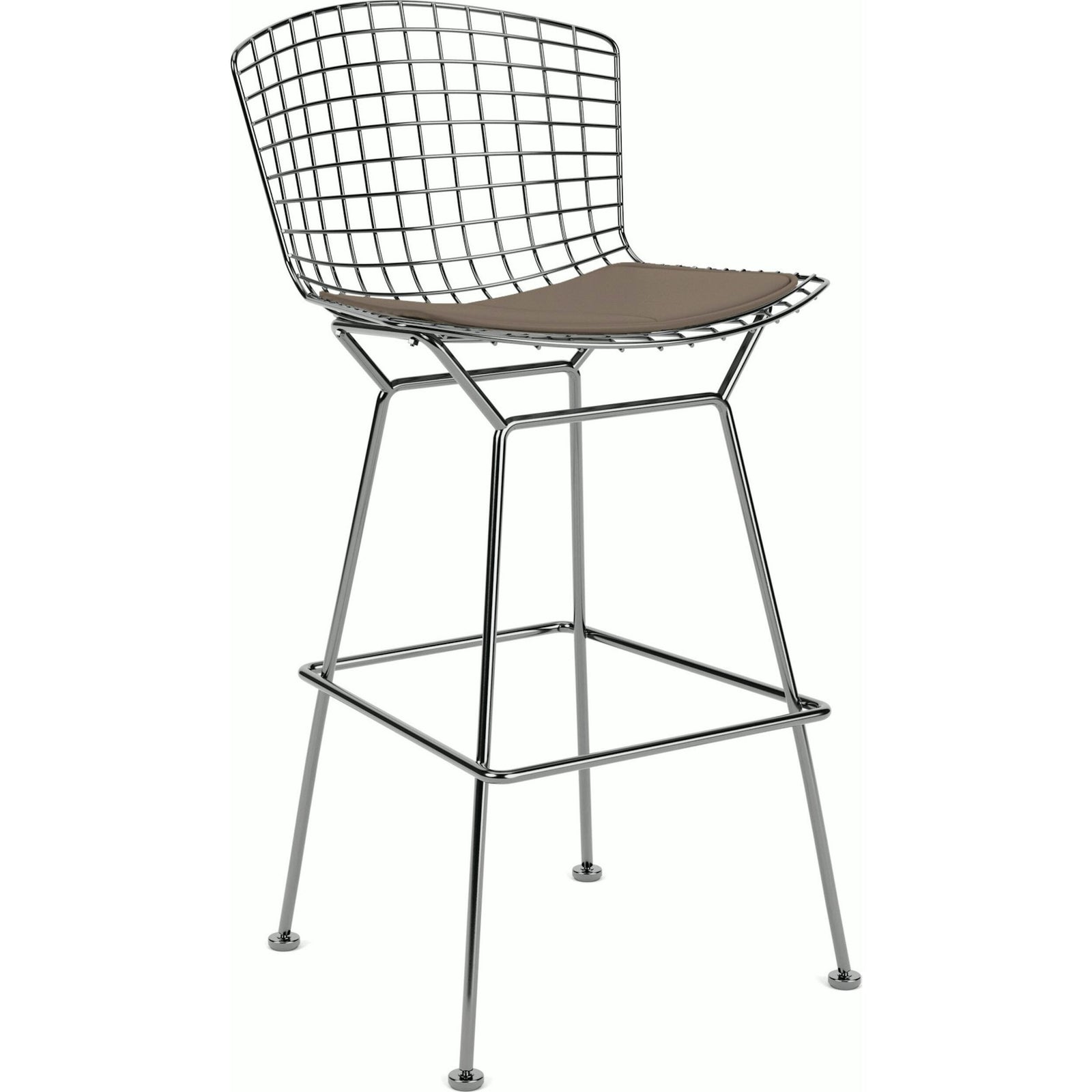 Bertoia Stool with Seat Pad bar seating Knoll