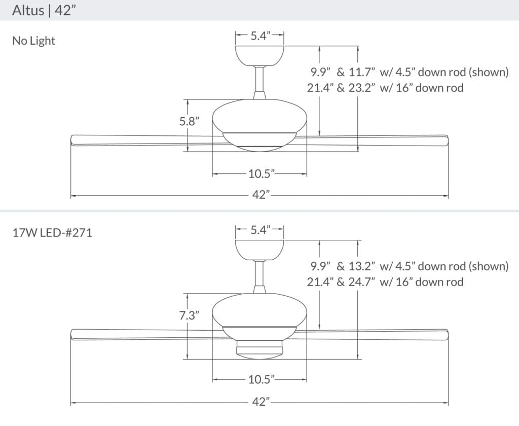 Altus Ceiling Fan Ceiling Fans Modern Fan Co
