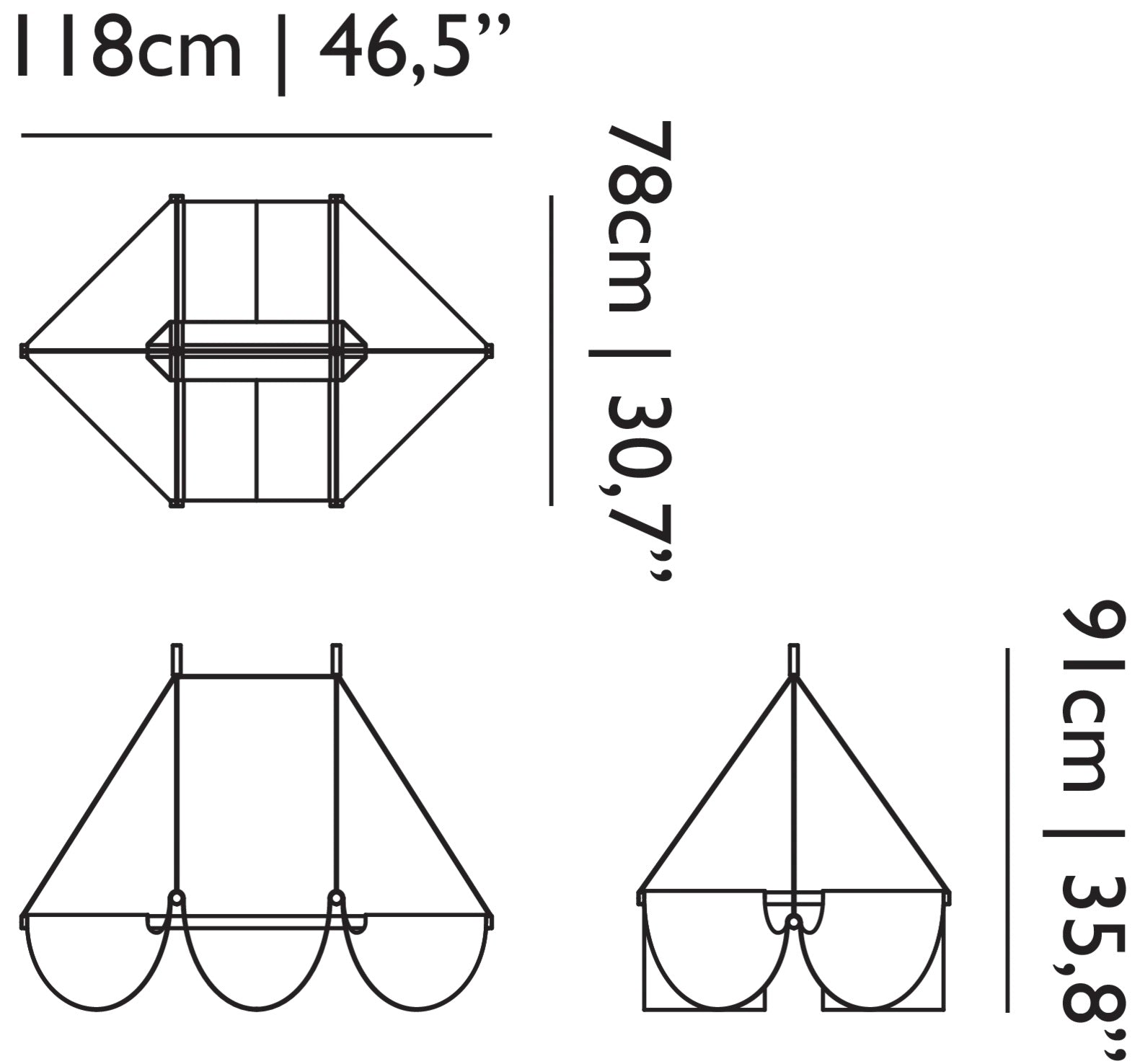 Drape Light Suspension Lamp