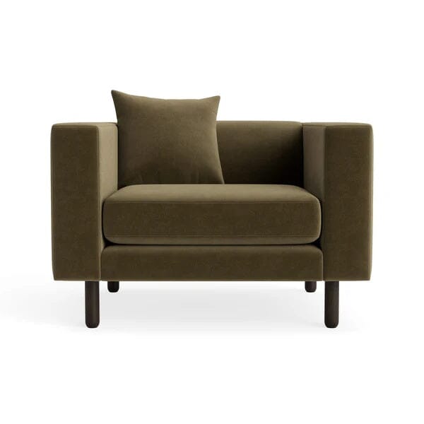 Mono Lounge Chair lounge chair BluDot Moss Velvet