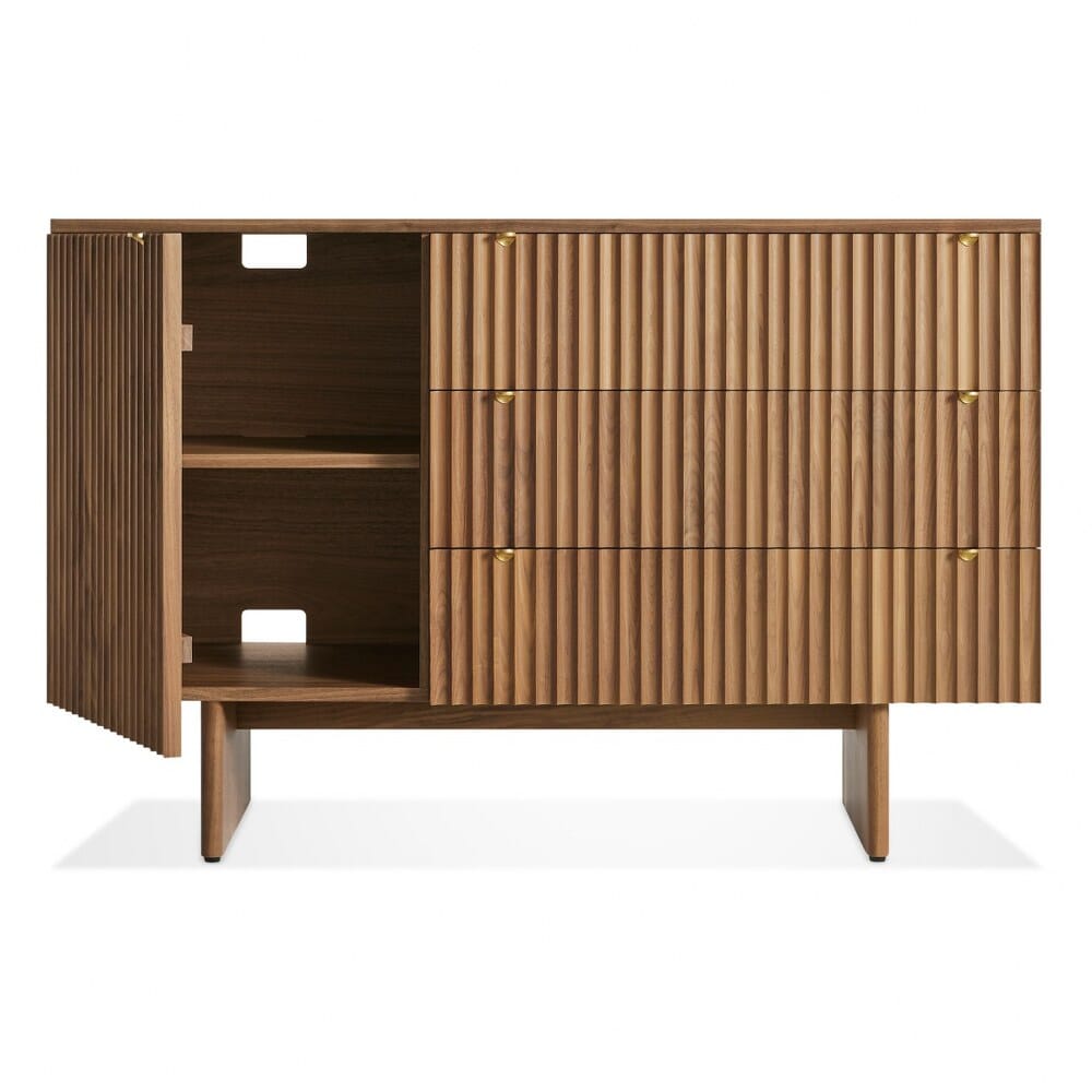 Murmur 1 Door / 3 Drawer Credenza storage BluDot