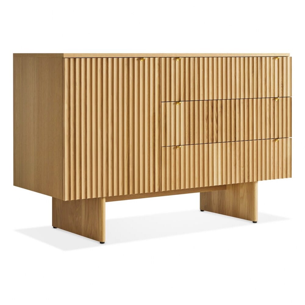Murmur 1 Door / 3 Drawer Credenza storage BluDot