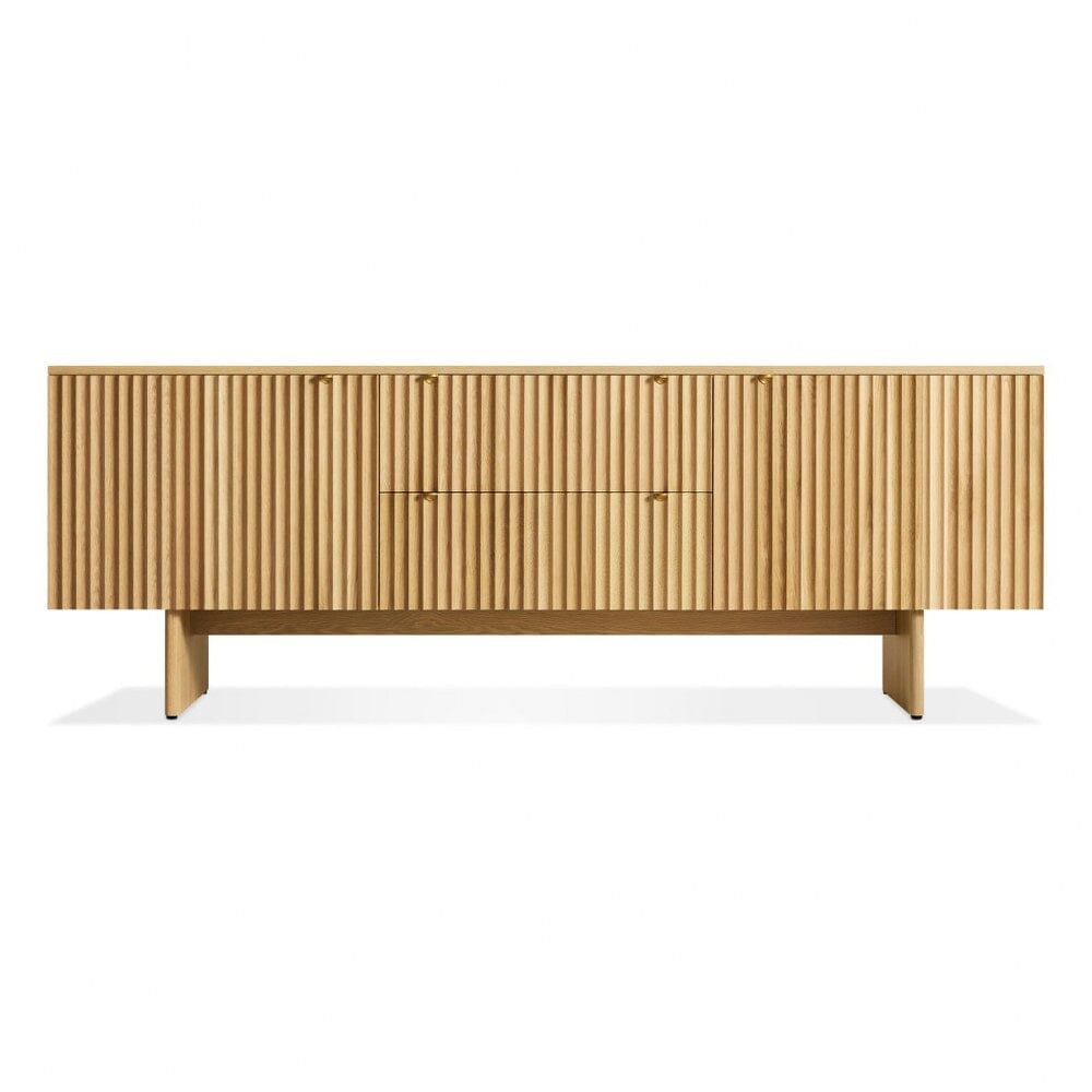 Murmur 2 Door / 2 Drawer Console storage BluDot White Oak