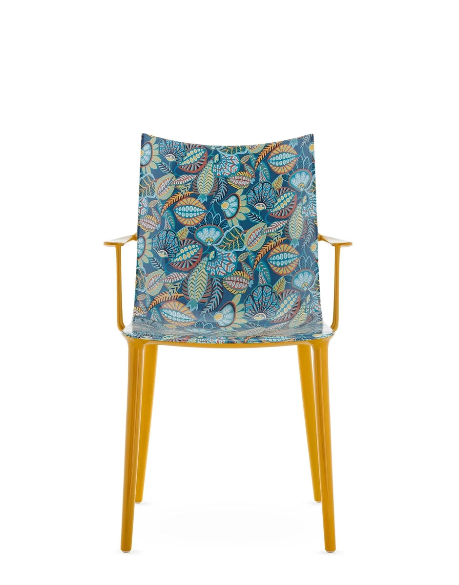 H.H.H. Dining Armchair Armchair Kartell Harvest time - mustard / ink-ochre