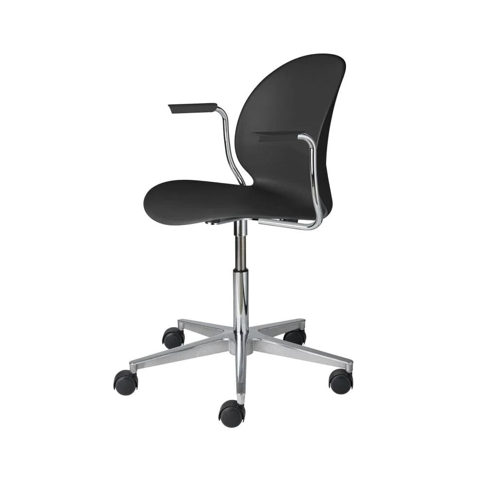 N02 Recycle 5 Star Swivel Base Chair With Armrests Chairs Fritz Hansen