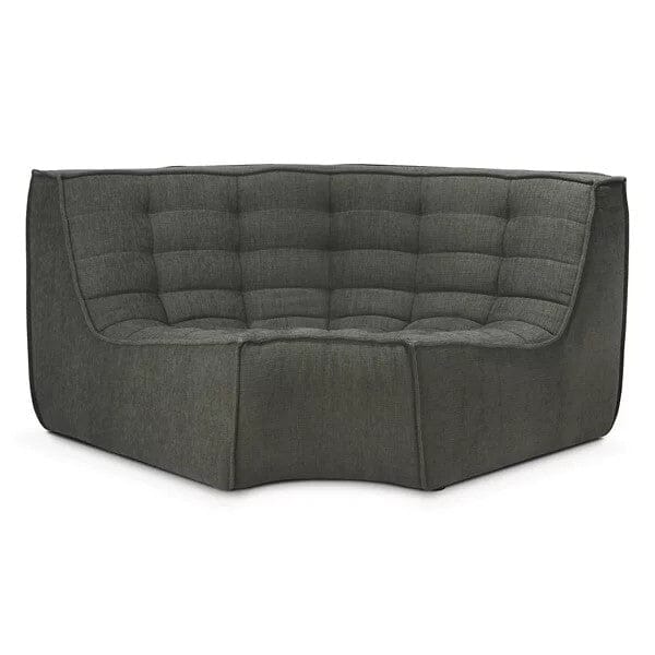 N701 Sofa - Round Corner Sofa Ethnicraft Moss