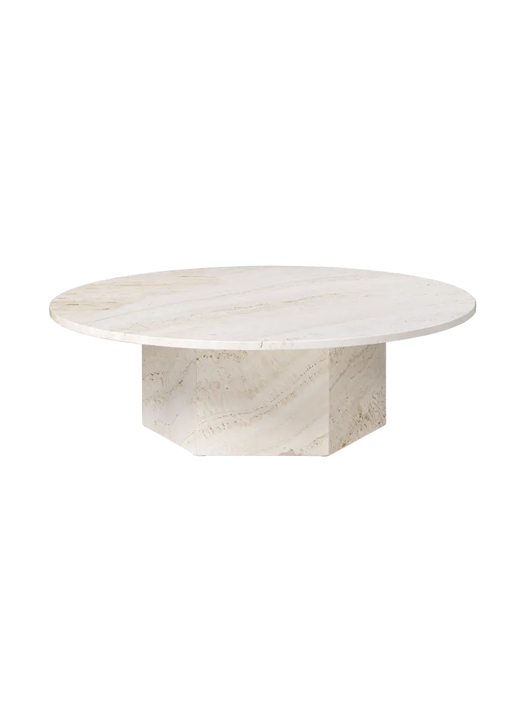 Epic Coffee Table Coffee table Gubi Neutral White Large 43.3"