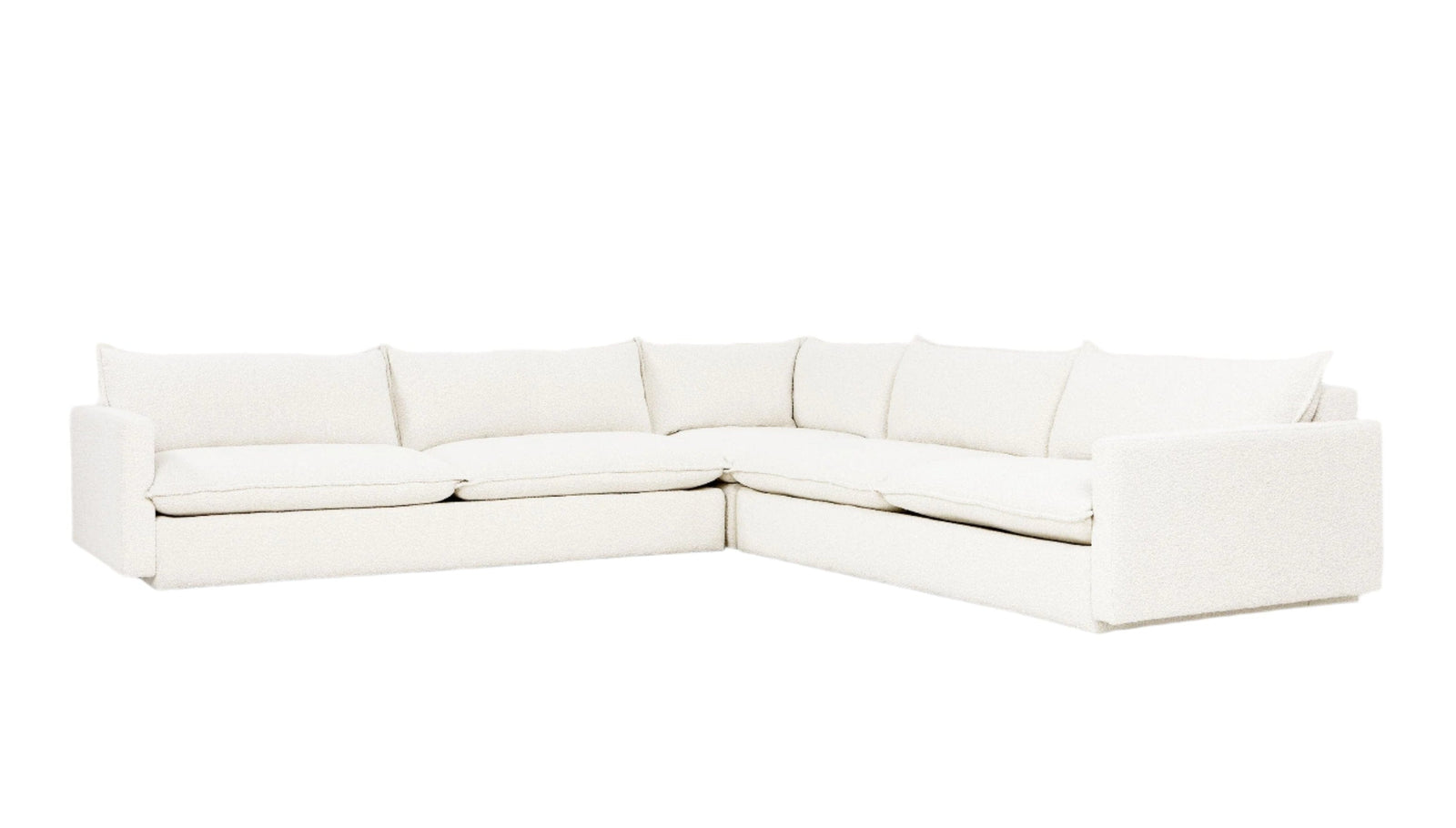 Sola Bi-Sectional Sofa Gus Modern Node Alabaster
