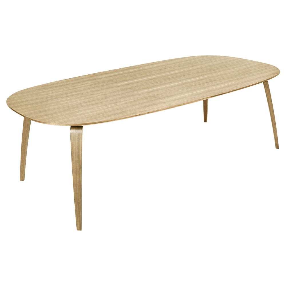 Gubi Elliptical Dining Table Dining Tables Gubi Oak