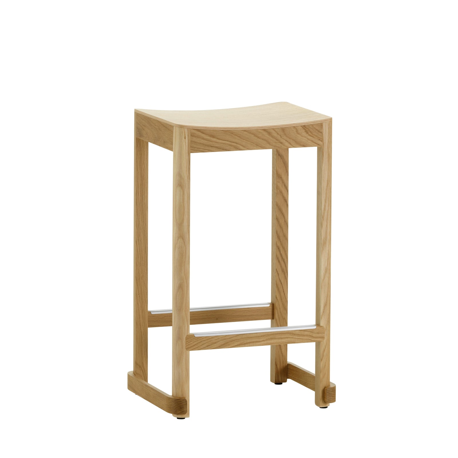Atelier Bar Stool Chairs Artek Counter Height Natural Lacquered Oak
