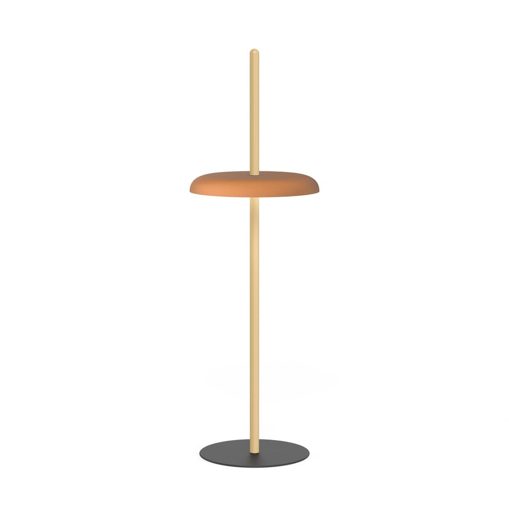 Nivél Floor Lamp Floor Lamps Pablo Oak Terracotta
