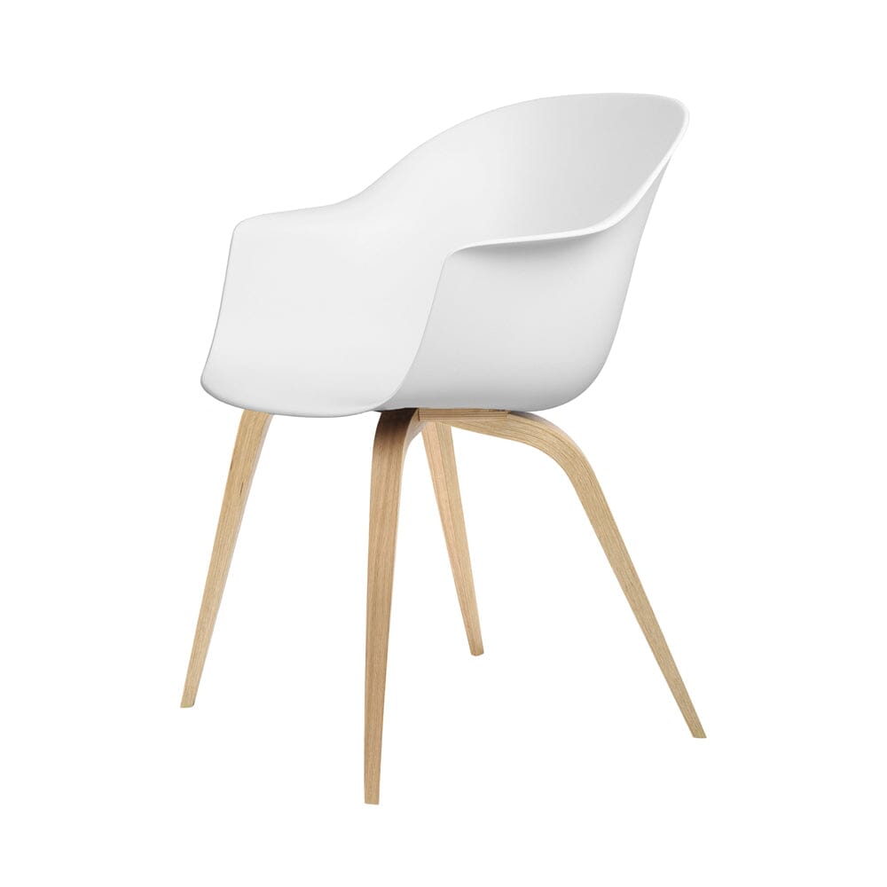 Bat Wood Base Dining Chair - Unupholstered Chairs Gubi