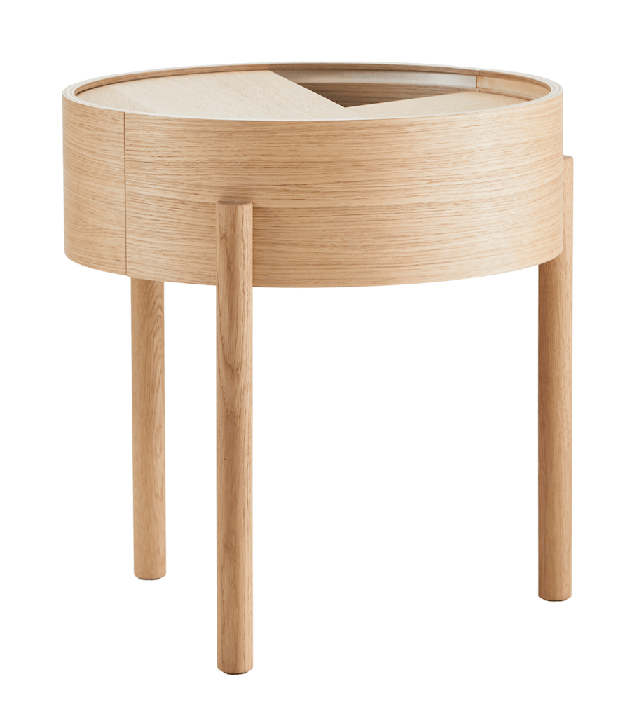 Arc Side Table side/end table Woud Oiled Oak