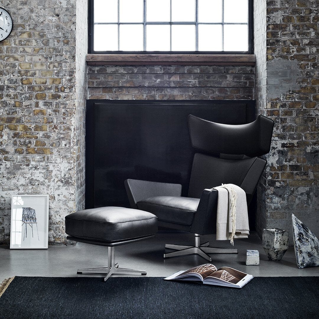 Oksen Lounge Chair & Ottoman lounge chair Fritz Hansen