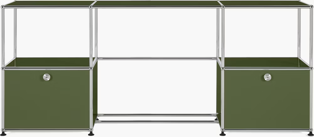 USM Haller Double Storage Desk