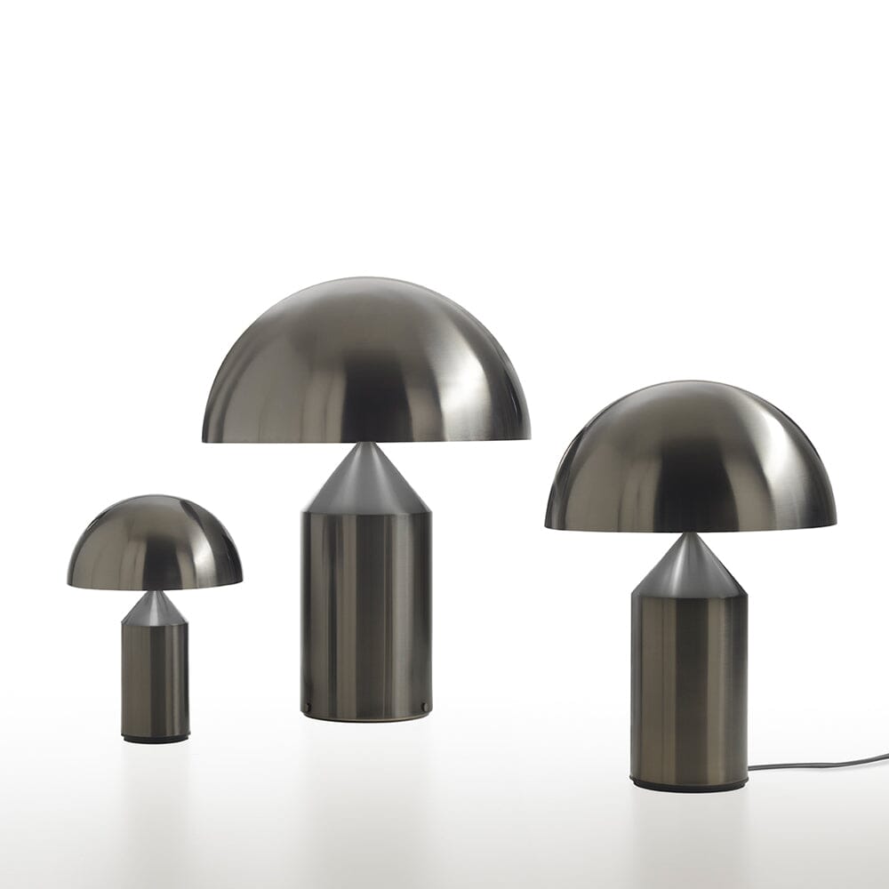 Atollo Nickel Table Lamp Table Lamps Oluce