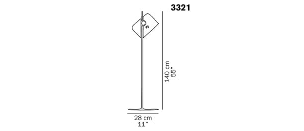 Coupe Floor Lamp Floor Lamps Oluce