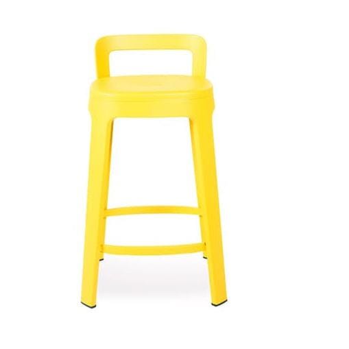 Ombra Stool With Backrest stools RS Barcelona Counter Stool Yellow