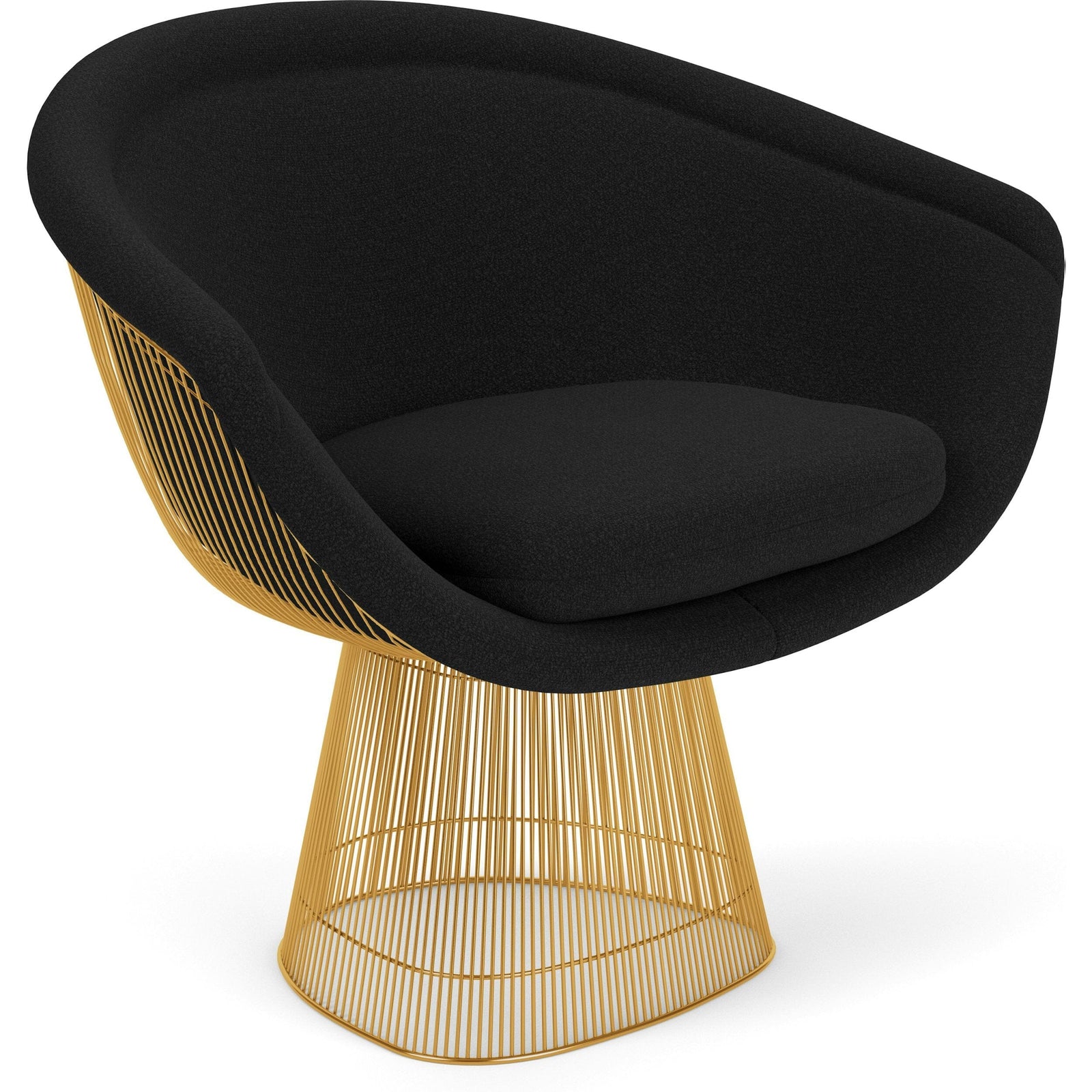 Platner Lounge Chair - Gold lounge chair Knoll