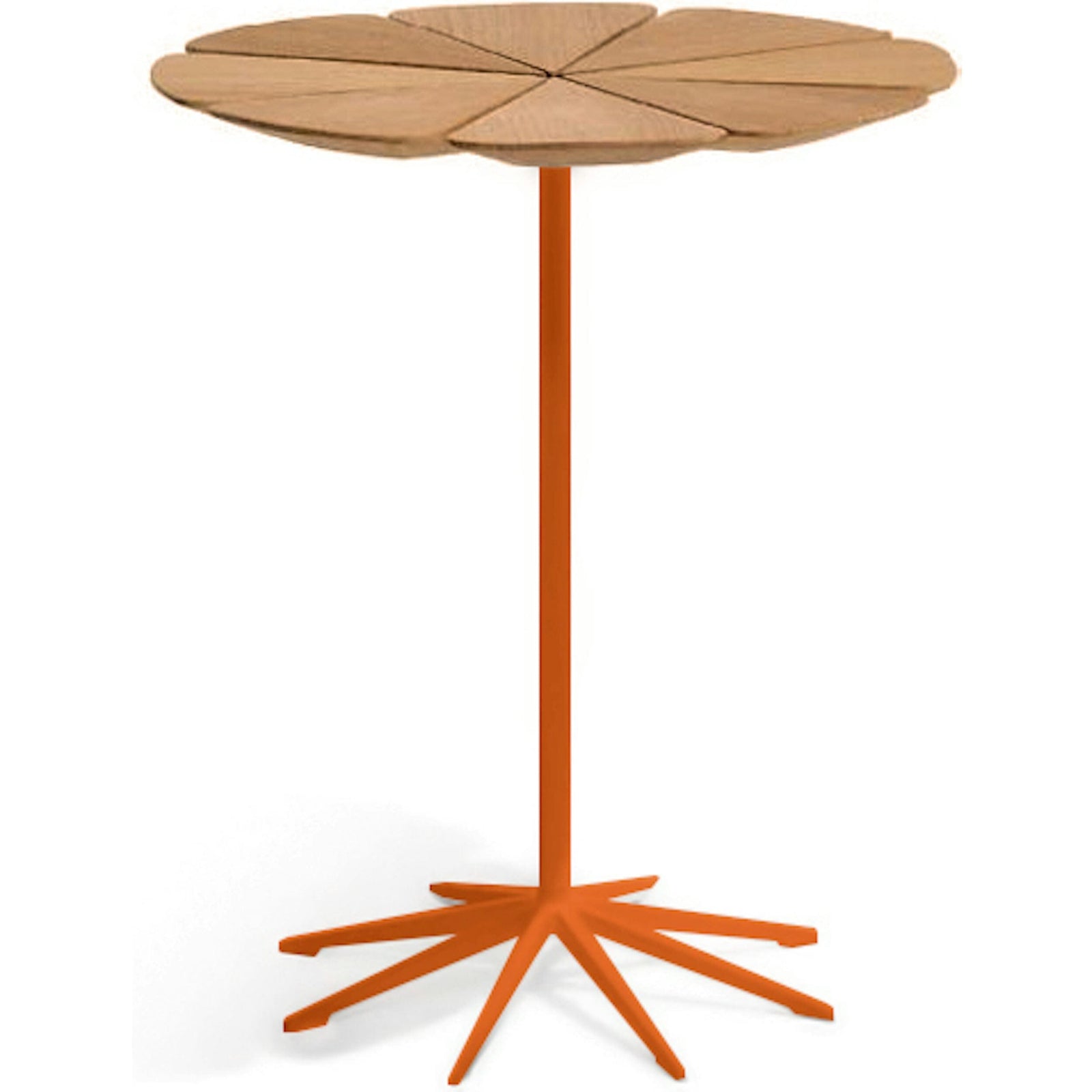 Richard Schultz Petal End Table side/end table Knoll Teak Petals Orange