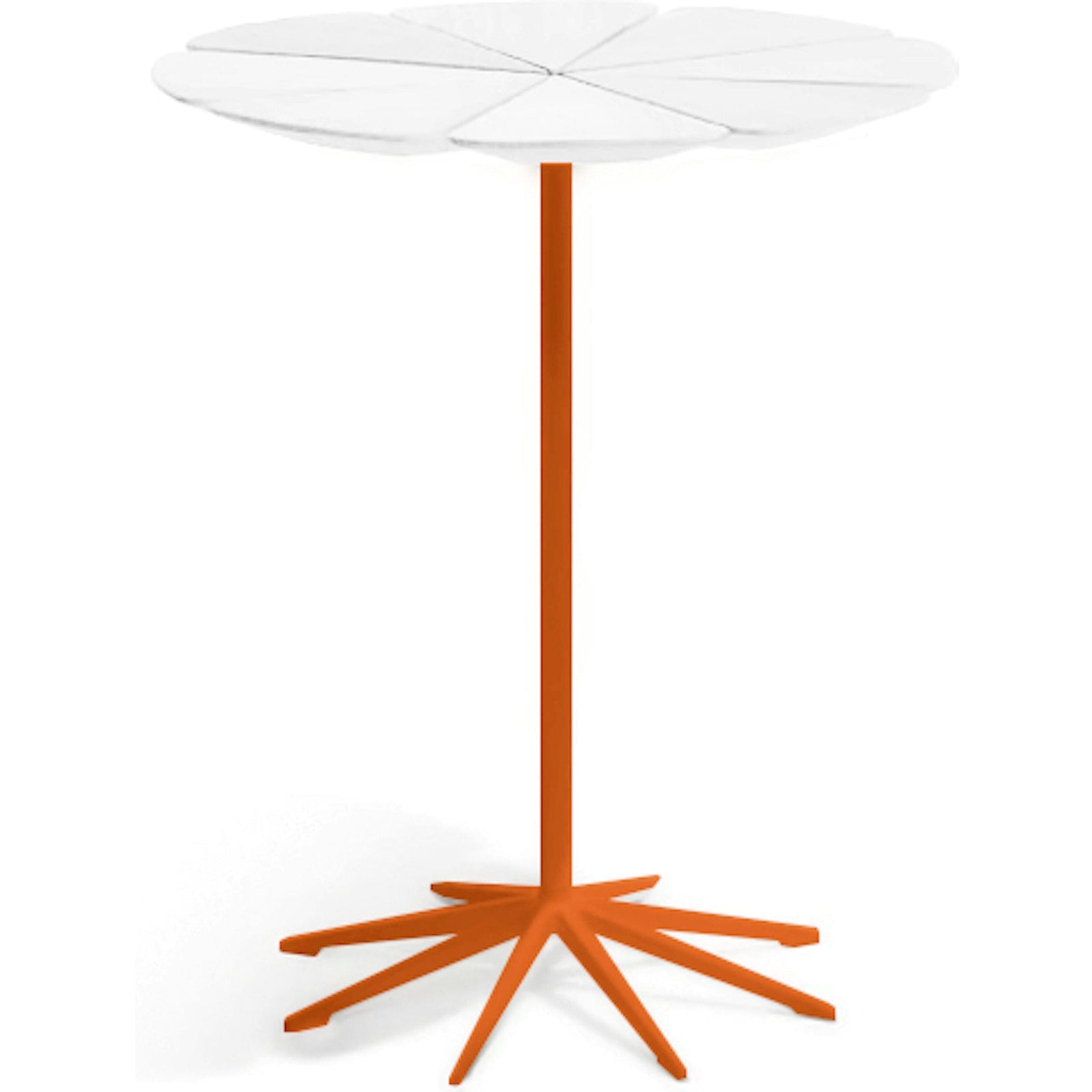 Richard Schultz Petal End Table side/end table Knoll White Petals Orange