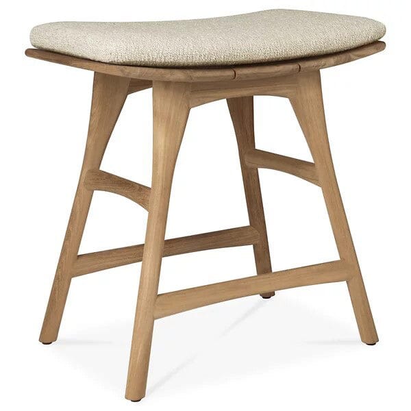 Osso Outdoor Stool With Cushion Stools Ethnicraft Teak With Natural