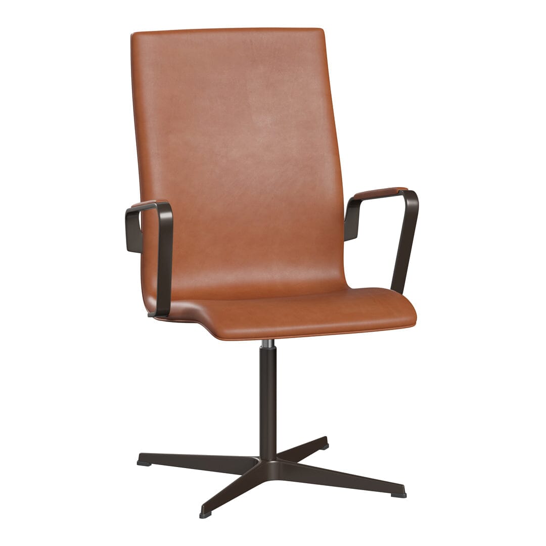 Oxford™ Medium Back Chair With 4-Star Base Dining chairs Fritz Hansen