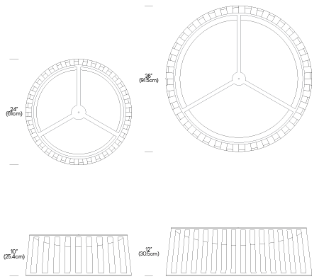 Solis Drum Flush Ceiling Lamp Ceiling lamp Pablo
