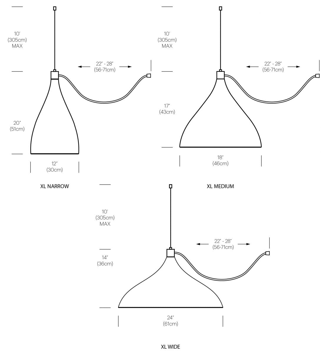 Swell String Single Pendant Lamp