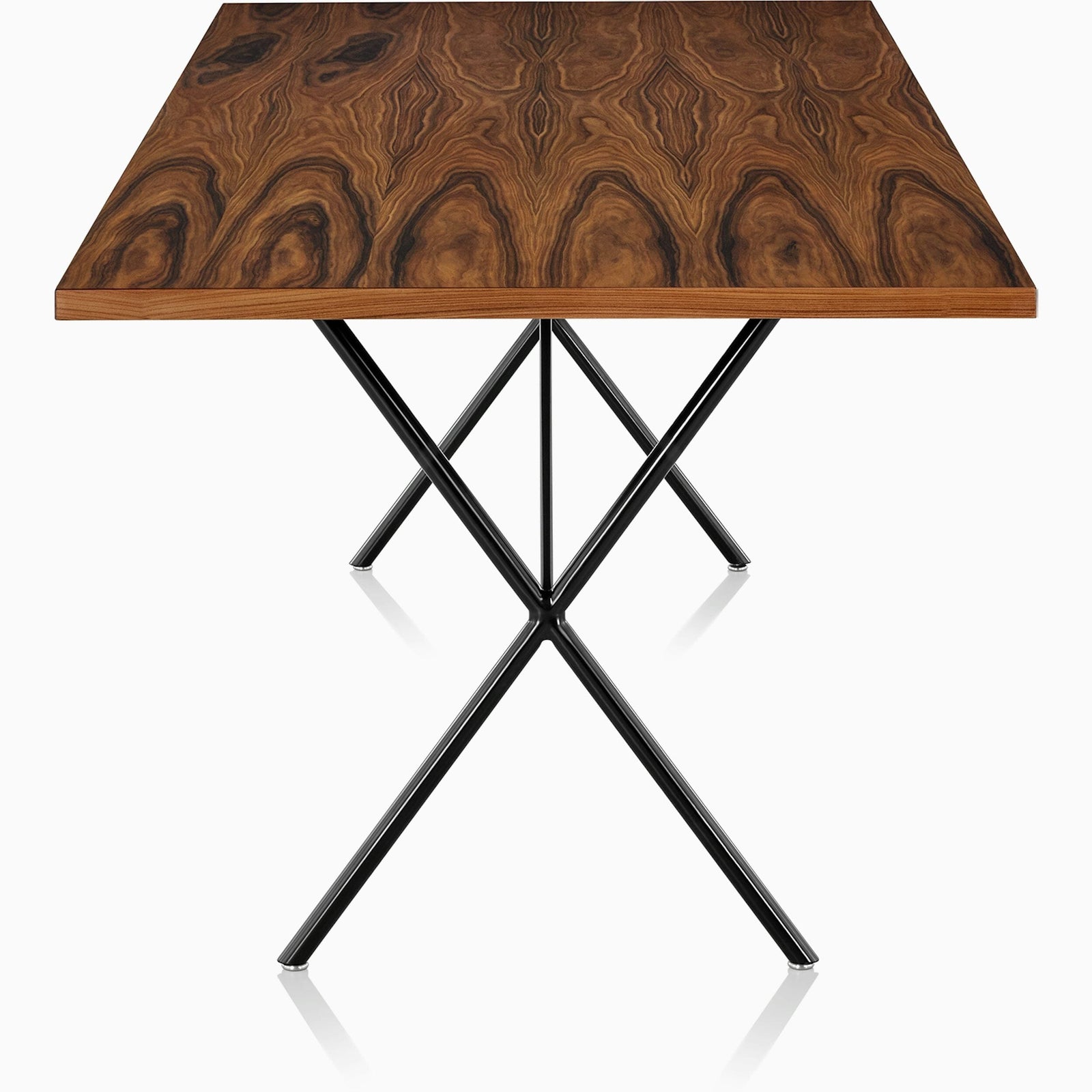 Nelson X-Leg Table with Veneer Top Dining Tables herman miller