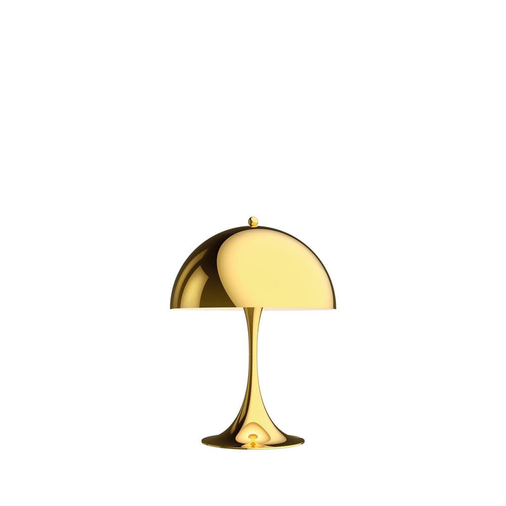Panthella 250 Table Lamp Table Lamps Louis Poulsen Brass Metalized +$425